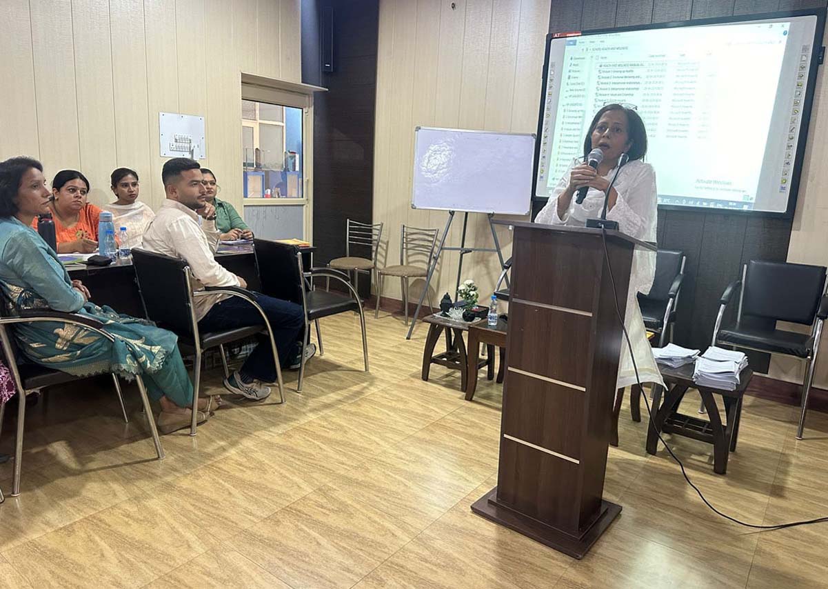 Conducted a two-day capacity building workshop on health and wellness